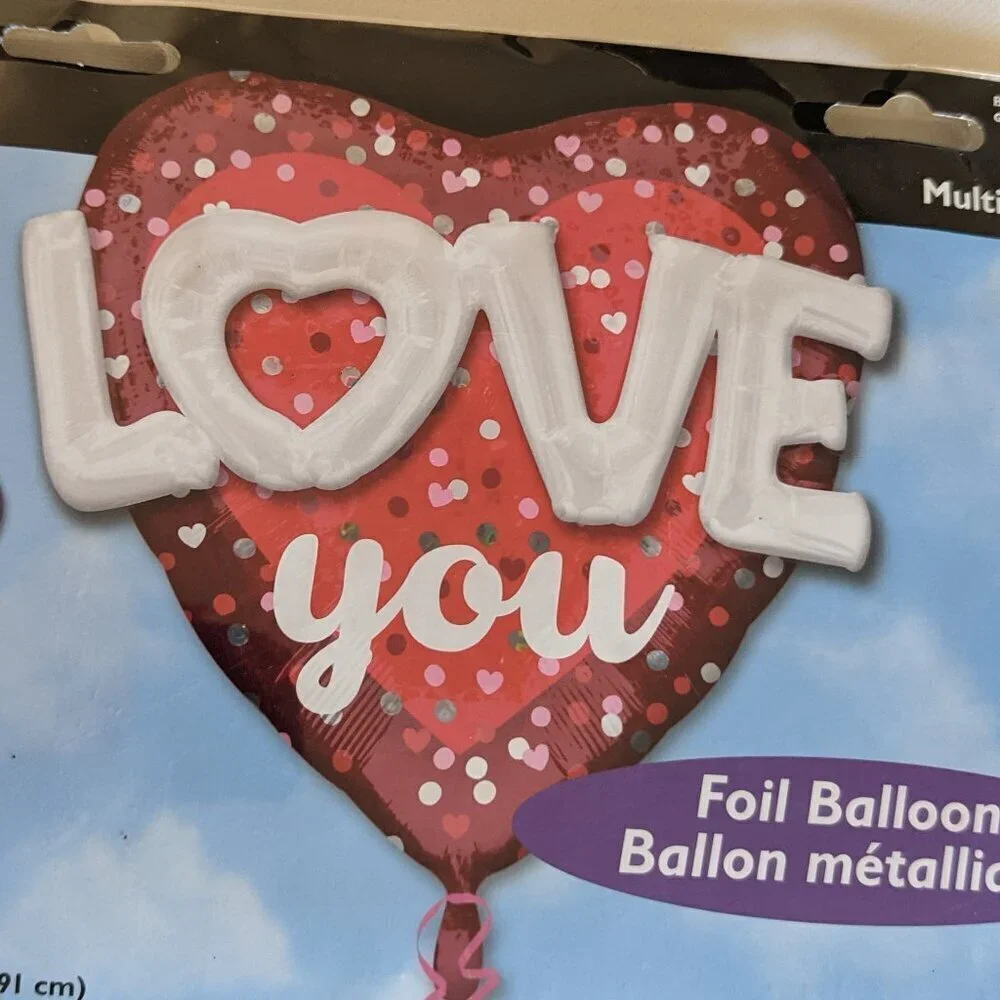 NWT Love You Huge Foil Balloon Engagement Valentine's Day Gift Party Decoration